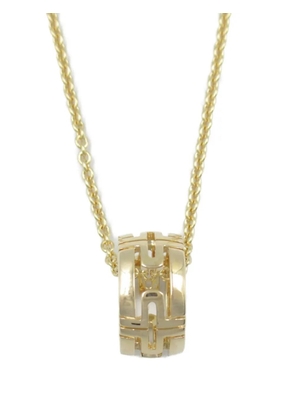 Bvlgari Pre-Owned 10's 18kt yellow gold Parentesi necklace