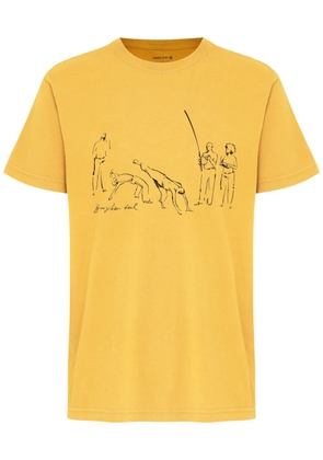Osklen Stone Capoeiristas t-shirt - Yellow