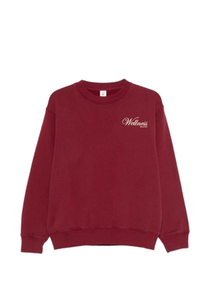 Sporty & Rich Soho logo crew-neck sweatshirt - Red