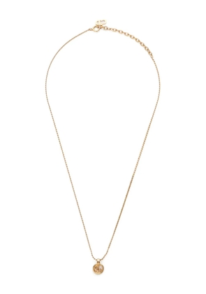 Christian Dior Pre-Owned 1990-2000s logo-pendant necklace - Gold