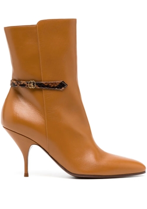 Bally Odeya 85mm leather boots - Brown