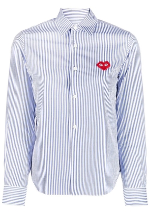 Comme Des Garçons Play signature heart-patch shirt - Blue