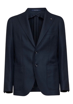 Tagliatore single-breasted wool blazer - Blue
