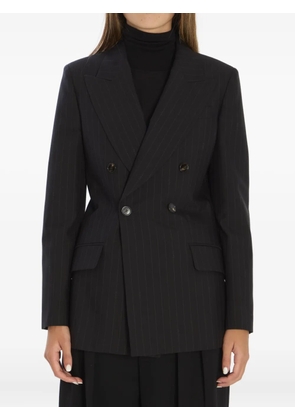 Gucci pinstripe double-breasted jacket - Black