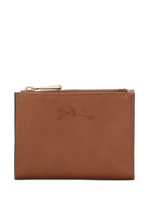 Longchamp Épure leather zip wallet - Brown
