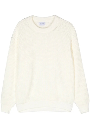 Family First crew-neck sweater - White