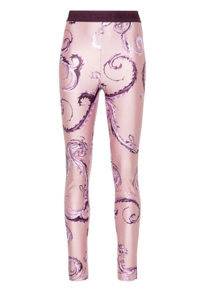 Versace Jeans Couture Chromo Couture-print leggings - Pink