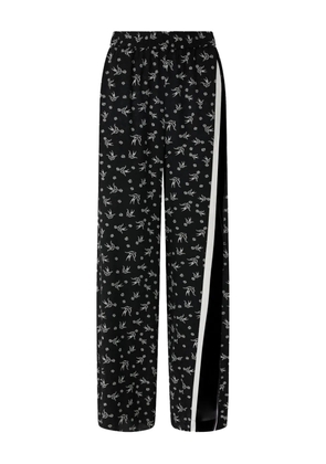 PINKO side-stripe trousers - Black