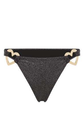 Moschino lurex bikini bottom - Black