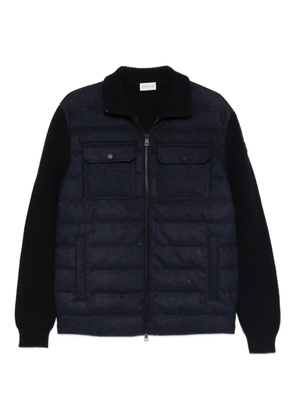 Moncler pocket zip sweater - Blue