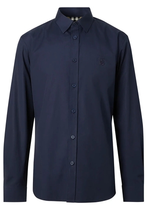Burberry Monogram Motif slim-fit shirt - Blue