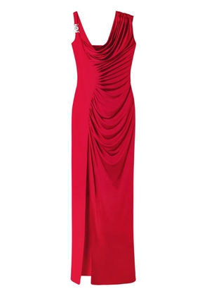 Versace Medusa '95 draped gown - Red