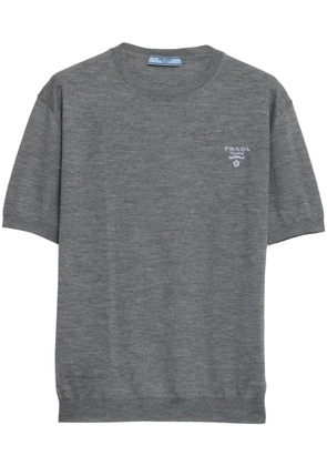 Prada knitted T-Shirt - Grey