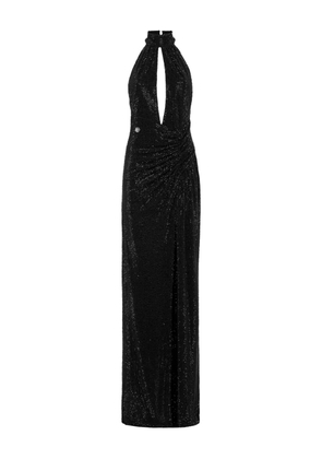 Philipp Plein backless maxi dress - Black