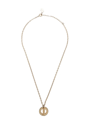 Christian Dior Pre-Owned CD logo necklace - Gold