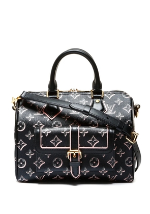 Louis Vuitton Pre-Owned 2021-2025 25 Speedy Bandoulière Monogram leather tote bag - Black
