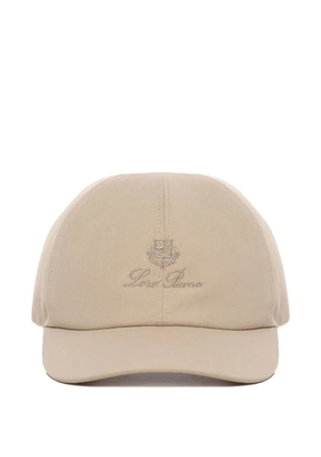 Loro Piana embroidered-logo baseball cap - Neutrals