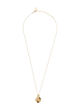 Christian Dior Pre-Owned CD necklace - Gold