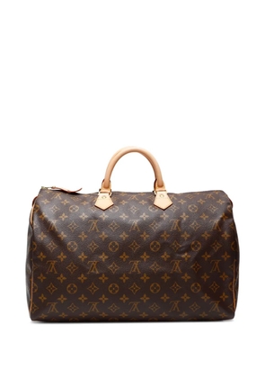 Louis Vuitton Pre-Owned 1998 monogram Speedy 40 handbag - Brown