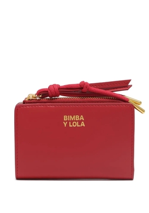 Bimba y Lola logo-detail wallet - Red