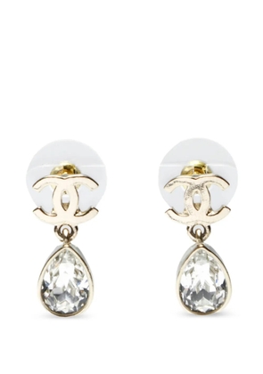 CHANEL Pre-Owned 2022 CC dangle earrings - Gold