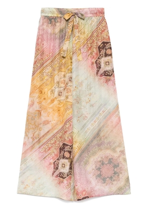 ZIMMERMANN Tallow palazzo trousers - Brown