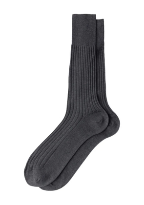 Prada ribbed-knit socks - Grey
