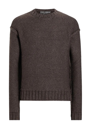 Dolce & Gabbana crew-neck sweater - Brown