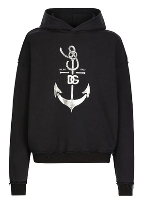 Dolce & Gabbana Marina print hoodie - Blue