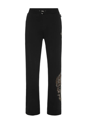 Philipp Plein skull-embellished track trousers - Black
