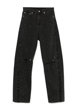 MM6 Maison Margiela paint-splatter effect jeans - Black