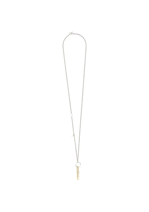 Jil Sander 601 handmade pearl pendant necklace - Silver