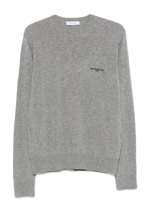 Givenchy logo crew-neck sweater - Grey
