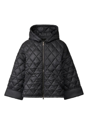 Fabiana Filippi quilted hooded jacket - Black