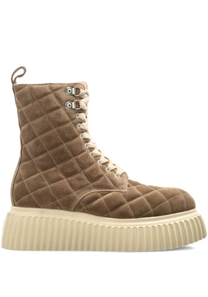 AGL Elsa quilted sneakers - Brown