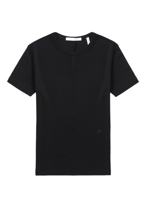 Helmut Lang Shrunken ribbed-knit top - Black