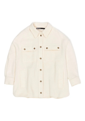 Bimba y Lola buttoned flap-pocket shirt - Neutrals