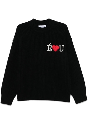 Études Studio Heavy Round Neck sweater - Black