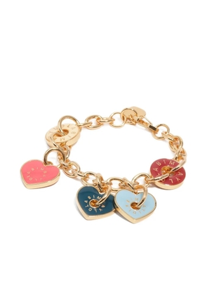 Bimba y Lola heart-charm chain bracelet - Gold