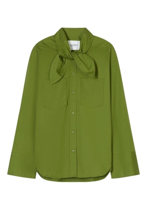 Closed scarf shirt - Green