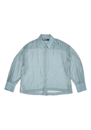 Bimba y Lola buttoned embellished shirt - Blue