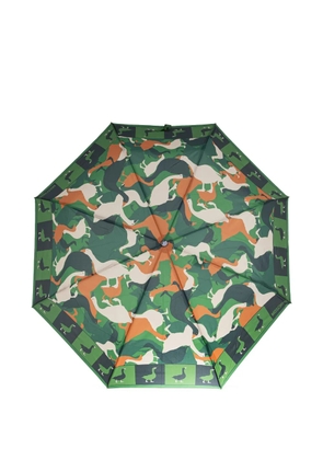 Moschino duck-print umbrella - Green