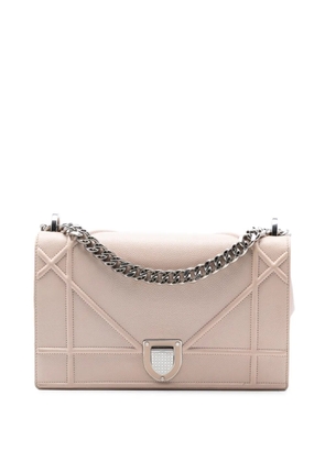 Christian Dior Pre-Owned 2015 Medium Grained Calfskin Diorama Flap crossbody bag - Pink