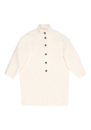 Bimba y Lola button-up coat - White