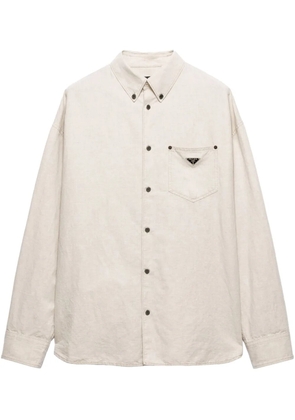 Prada Chambray shirt - Neutrals