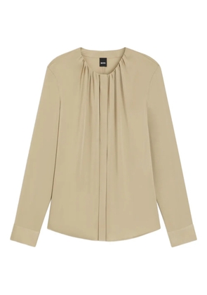 BOSS long-sleeve blouse - Neutrals