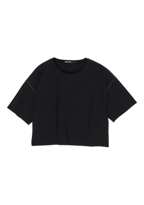 Bimba y Lola contrast-stitch T-shirt - Black