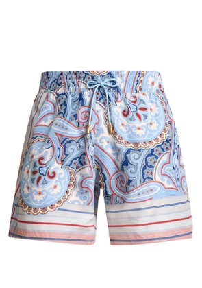 ETRO paisley-print swim shorts - Blue