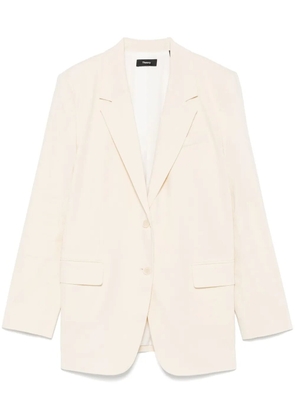 Theory single-breasted blazer - Neutrals