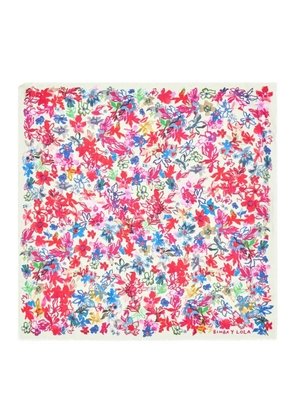 Bimba y Lola floral scarf - Pink